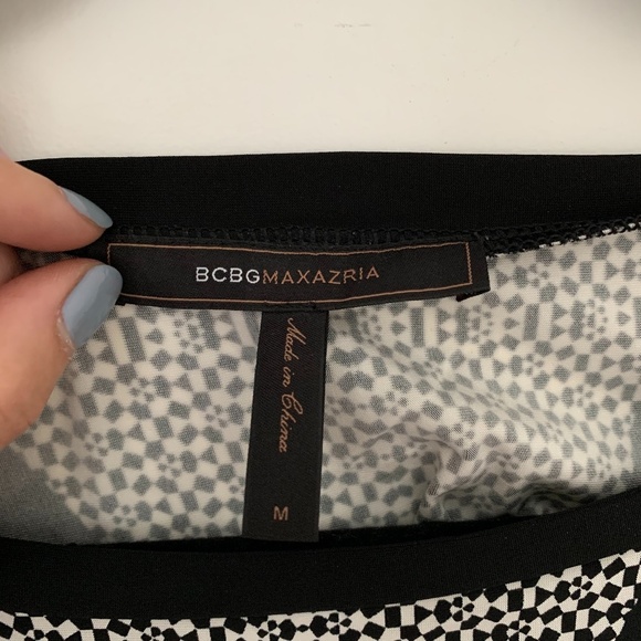 BCBG long sleeve jersey dress - size M - Picture 2 of 2